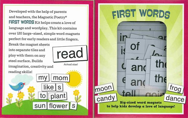 Magnetic Poetry - Kids - First Words