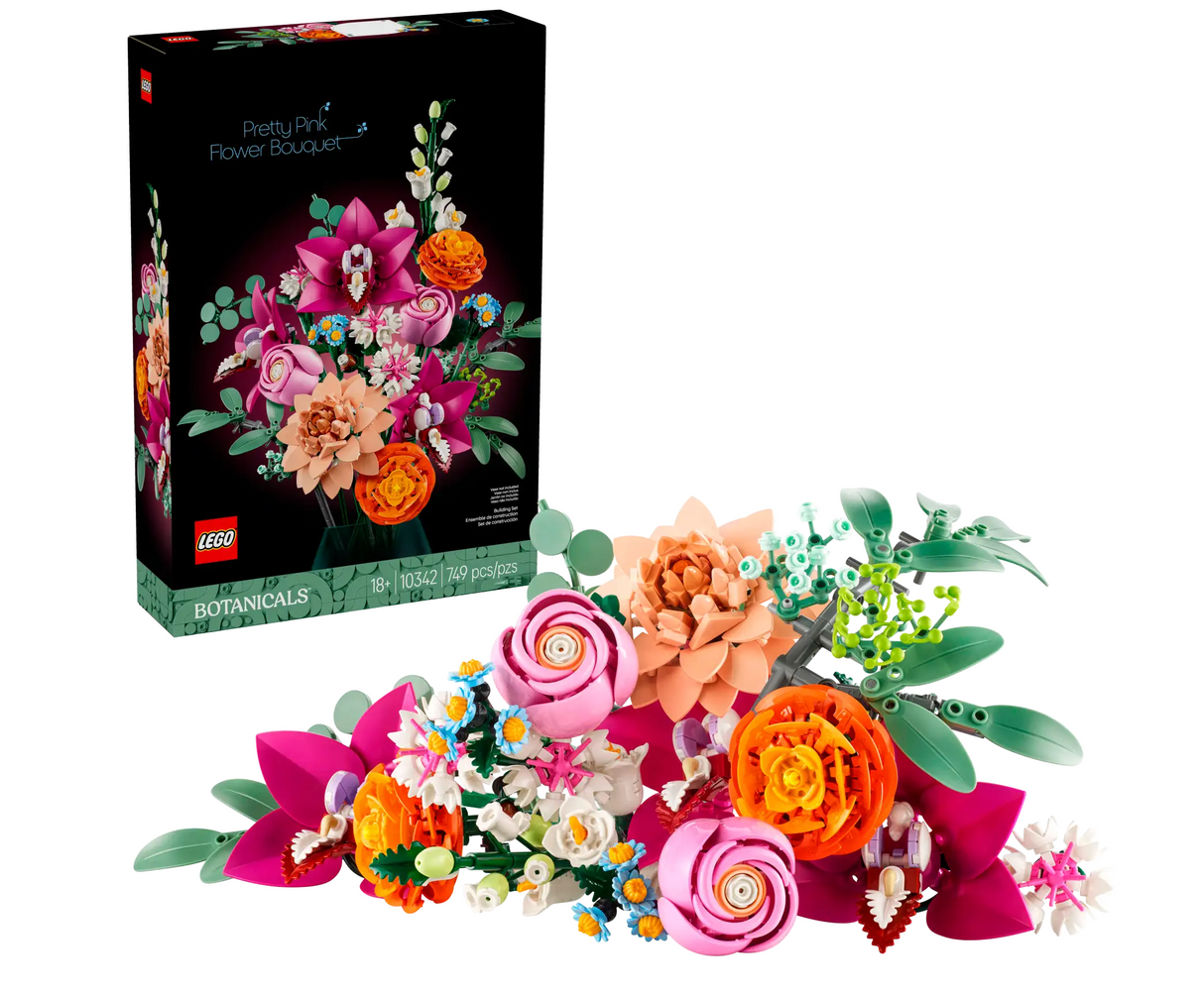 10342 Pretty Pink Flower Bouquet - LEGO Botanicals