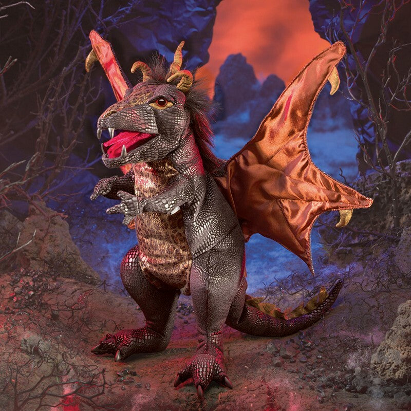 Dragon, Black Hand Puppet