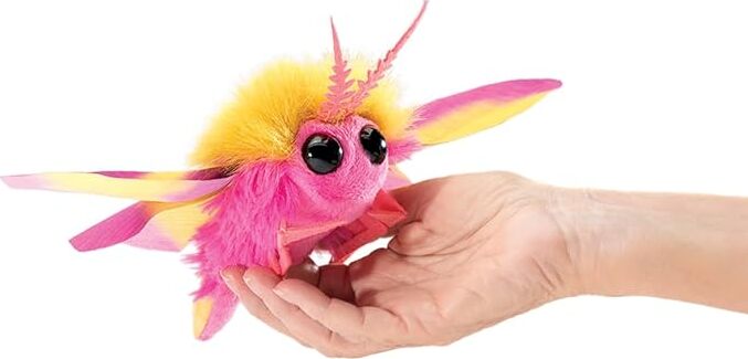 Mini Rosy Maple Moth Puppet