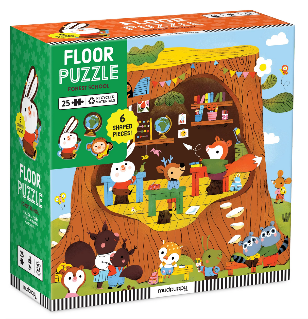 25 Piece Floor Puzzle, Forest School