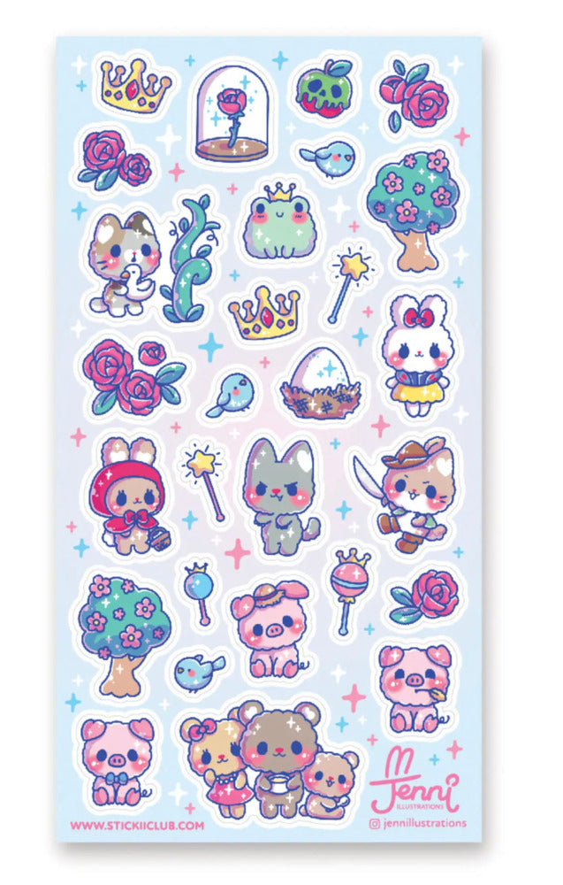 Furry Fairy Tales Sticker Sheet