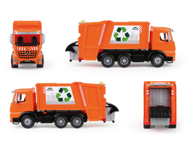 Big Orange Garbage Truck - Pickup Only