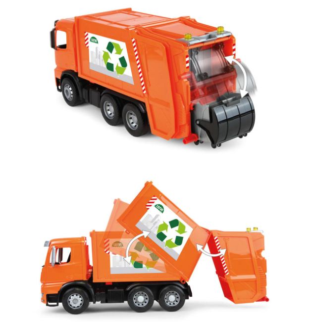 Big Orange Garbage Truck - Pickup Only