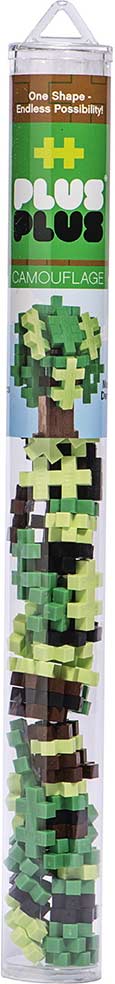 Plus-Plus Tube - Camouflage Mix - 70 Pieces