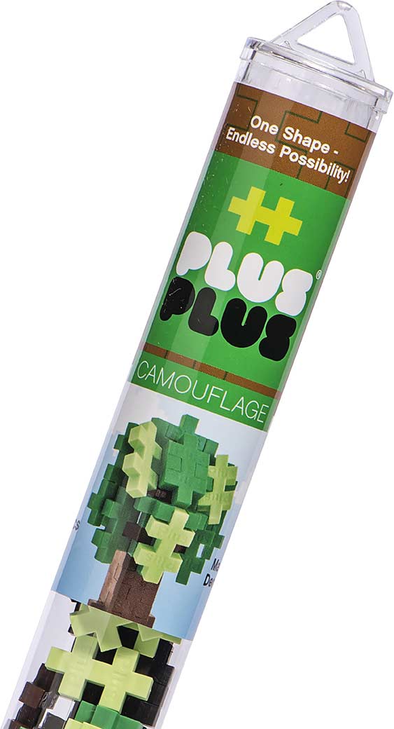 Plus-Plus Tube - Camouflage Mix - 70 Pieces