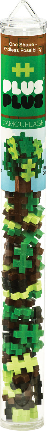 Plus-Plus Tube - Camouflage Mix - 70 Pieces