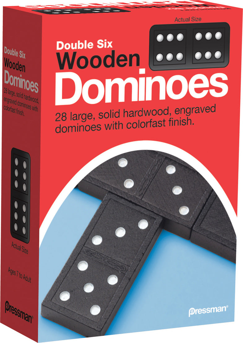 Dominoes: Double Six Wooden Dominoes