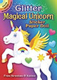 Glitter Magical Unicorn Sticker Paper Doll