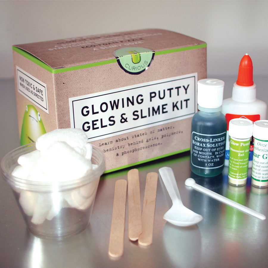 Glowing Putty, Gels and Slime Kit