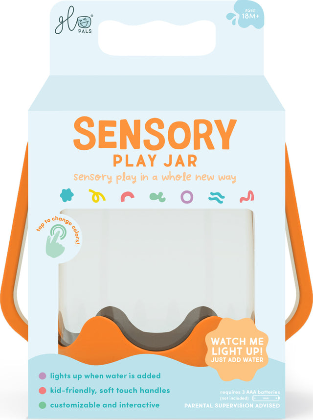 Sensory Play Jar (Orange)