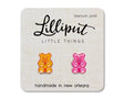 Gummy Bear Earrings - Pink and Orange Lilliput Little Things