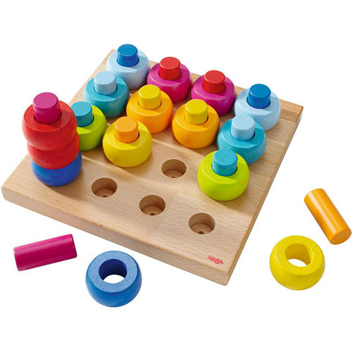 Rainbow Whirls Pegging Game