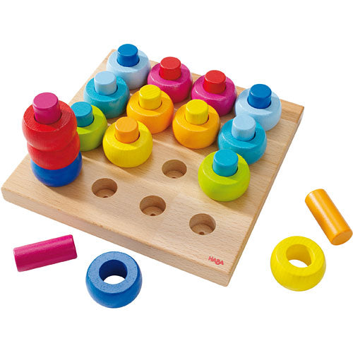 Rainbow Whirls Pegging Game