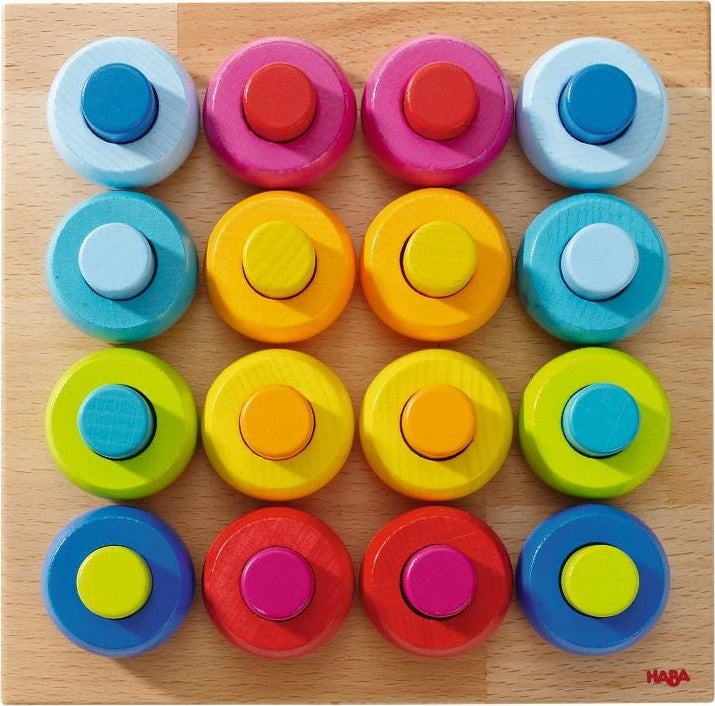 Rainbow Whirls Pegging Game