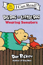 Big Dog and Little Dog Wearing Sweaters