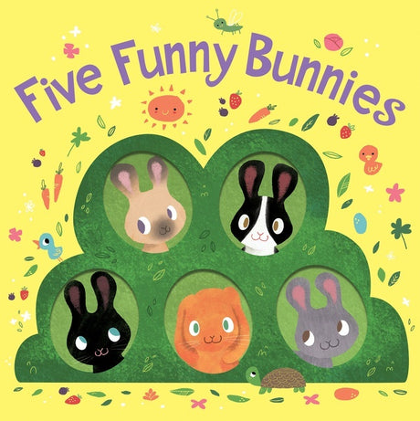 Five Funny Bunnies Board Book: An Easter And Springtime Book For Kids