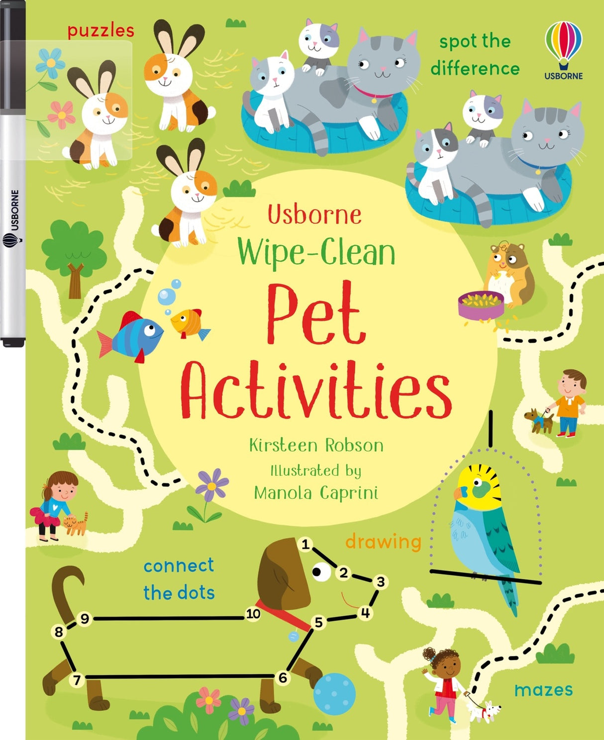 Wipe-Clean Pet Activities