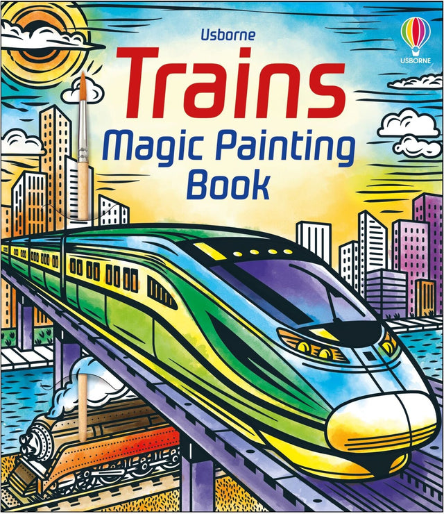 Trains Magic Painting Book