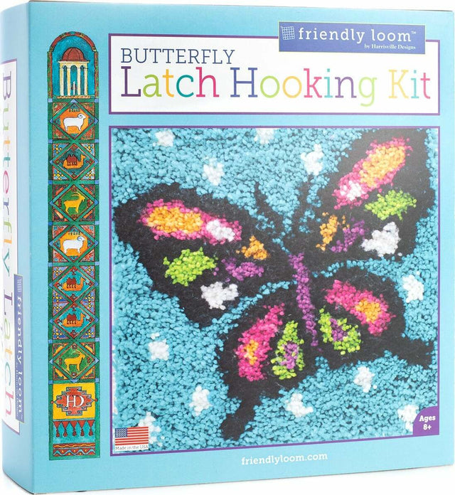 Latch Hooking Kit - Butterfly