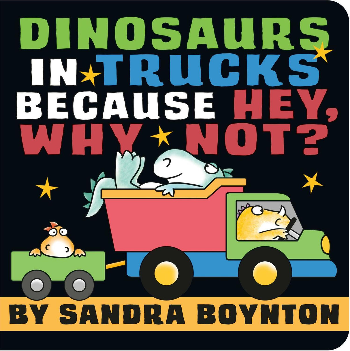 Dinosaurs in Trucks Because Hey, Why Not?