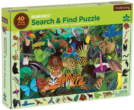 Rainforest Search & Find Puzzle