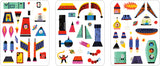 Rocket Ships Magnetic Build-it