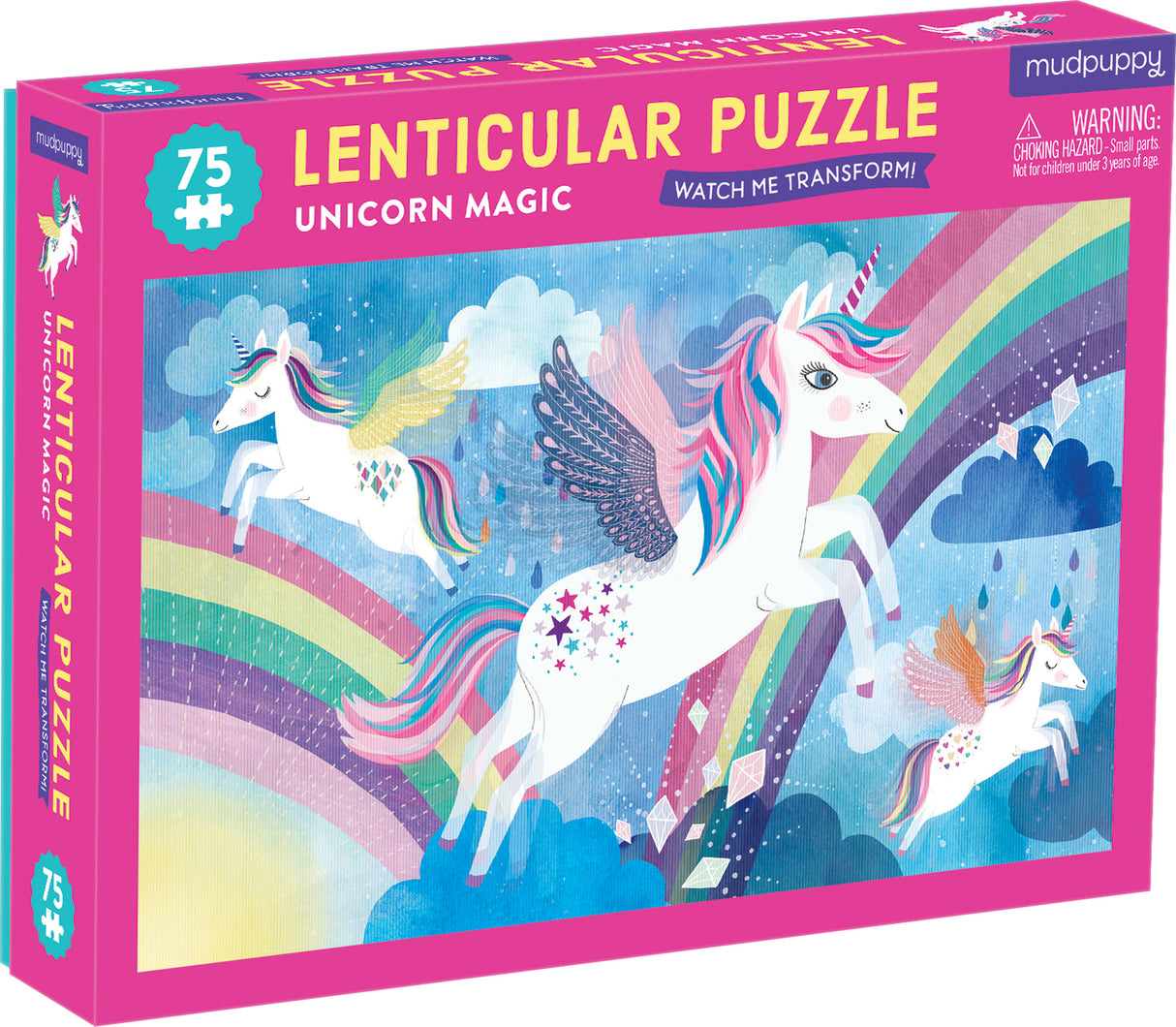 Unicorn Magic 75 Piece Lenticular Puzzle