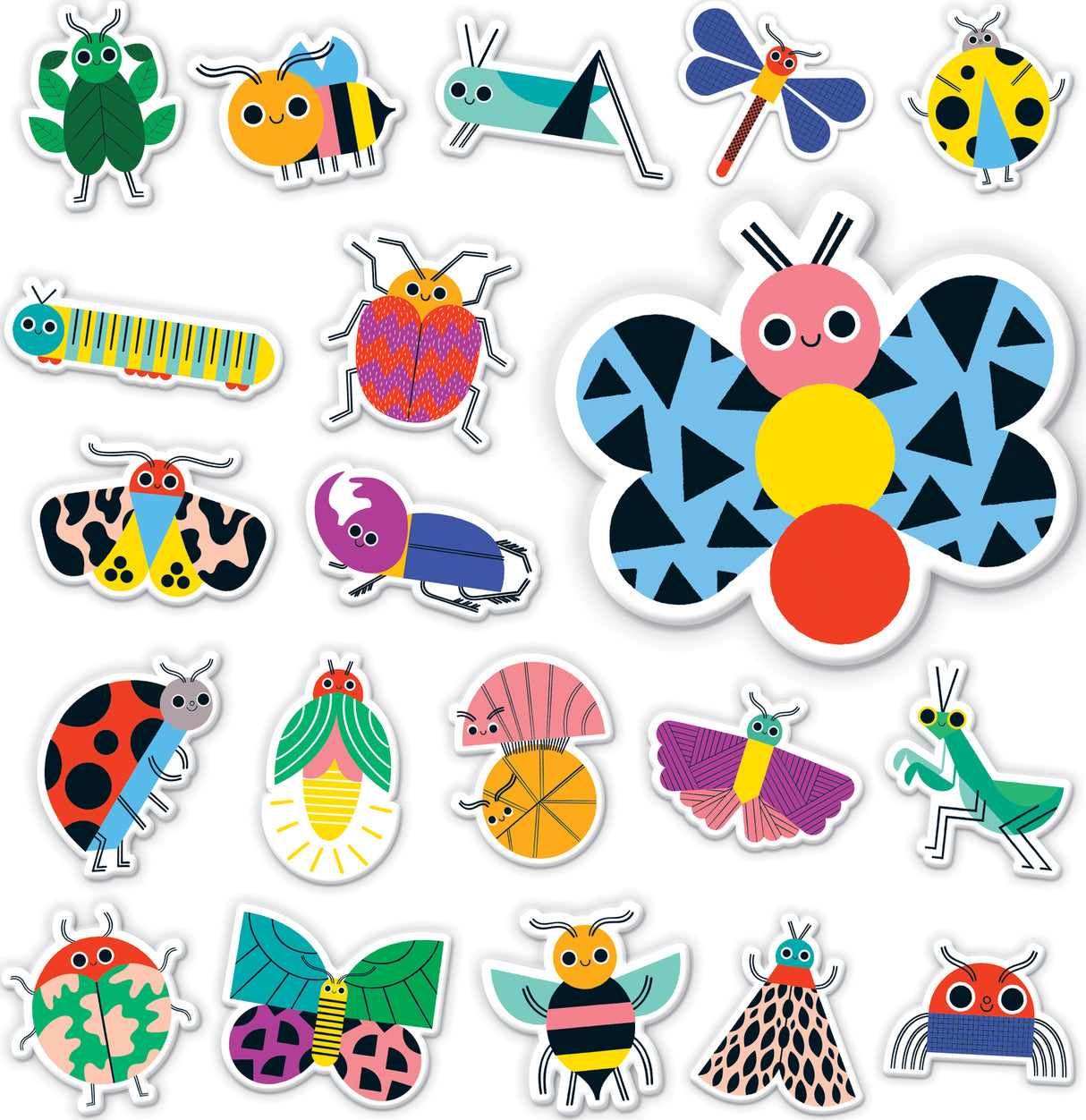 Bug Out! Stickable Foam Bath Shapes