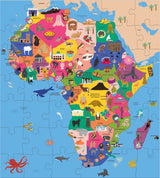 Map of Africa 70 Piece Geography Puzzle