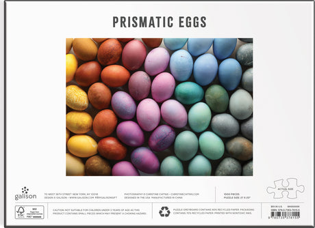 Prismatic Eggs 1000 Piece Puzzle