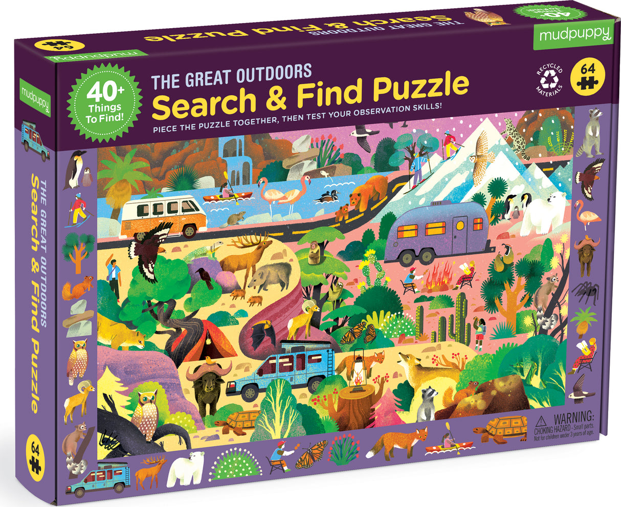 Great Outdoors 64 piece Search and Find Puzzle