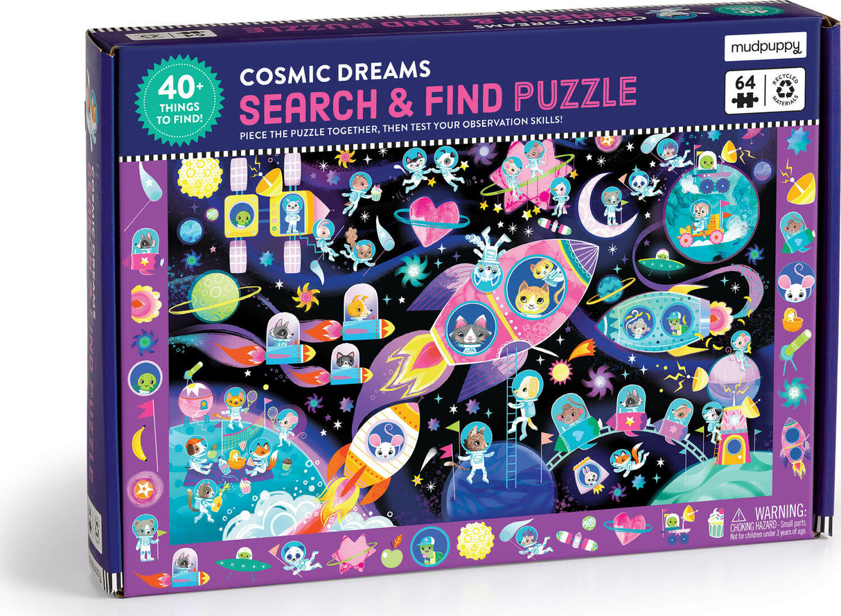 Cosmic Dreams 64 Piece Search & Find Puzzle