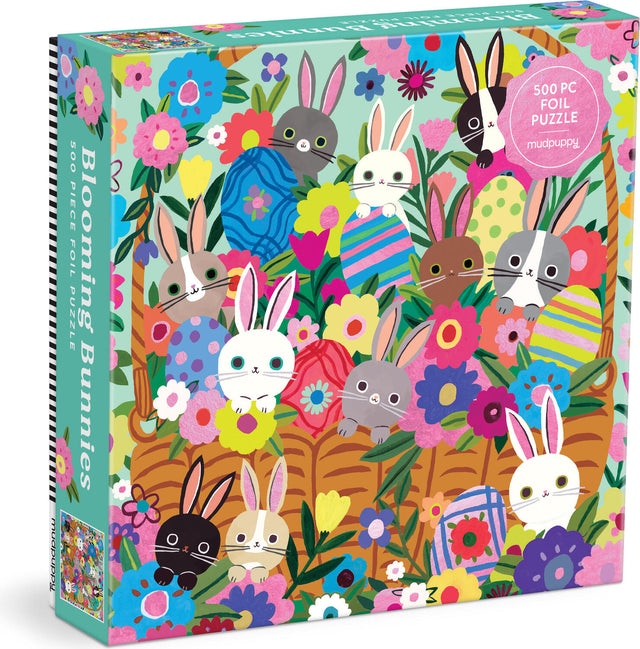 Blooming Bunnies 500 Piece Foil Family Puzzle