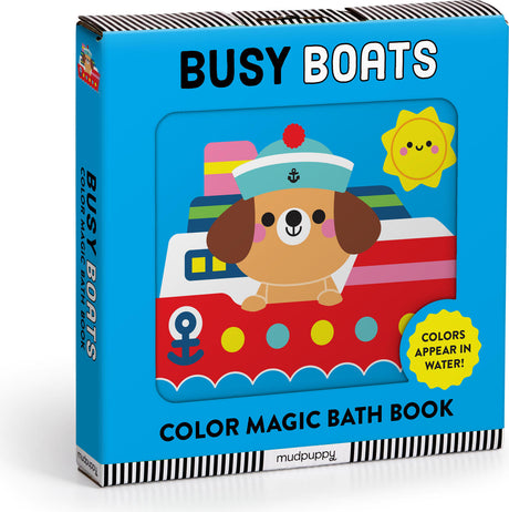 Busy Boats Color Magic Bath Book