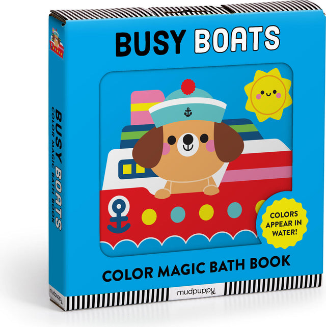 Busy Boats Color Magic Bath Book
