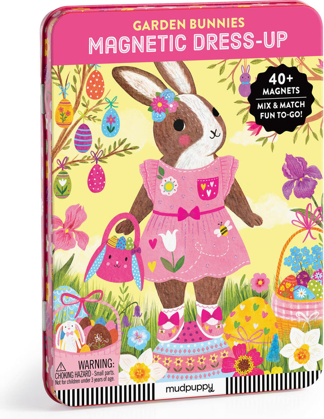 Garden Bunnies Magnetic Dress-up Galison