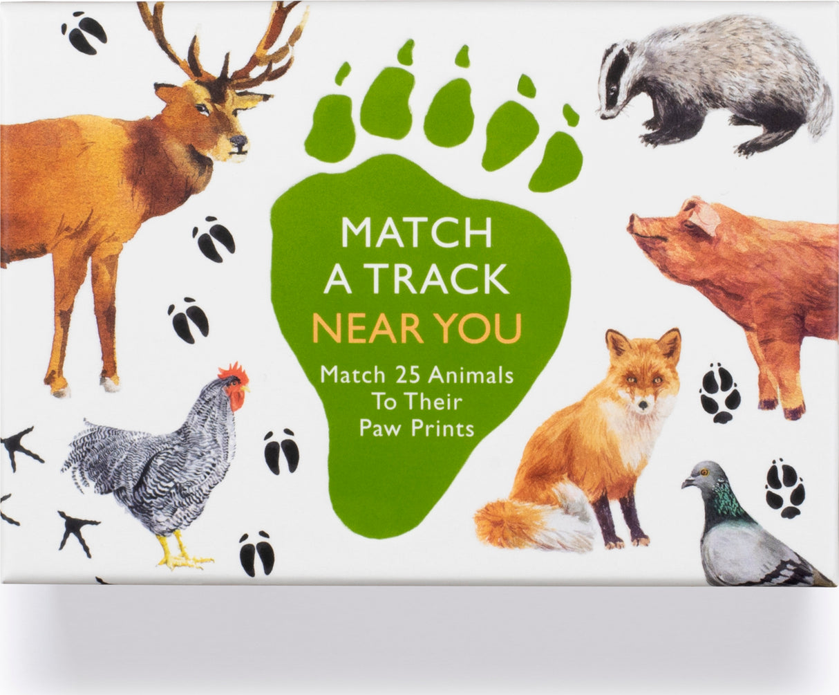 Match a Track Near You: Match 25 Animals to Their Paw Prints