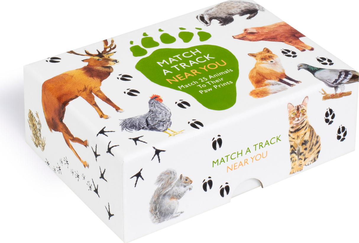 Match a Track Near You: Match 25 Animals to Their Paw Prints