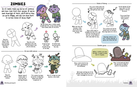 How to Draw Cute Spooky Stuff