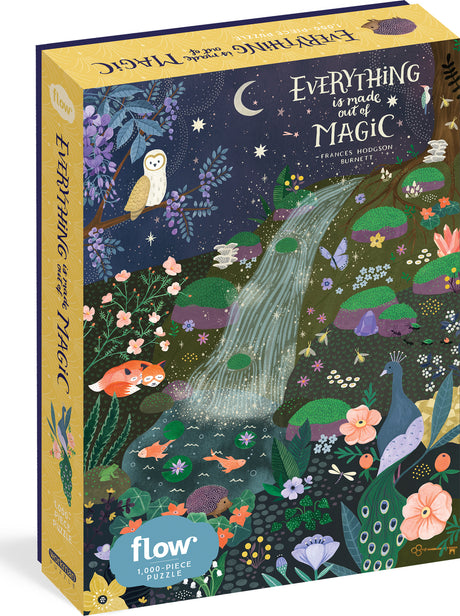 Everything Is Made Out of Magic 1,000-Piece Puzzle (Flow): for Adults Families Picture Quote Mindfulness Game Gift Jigsaw 26 3/8” x 18 7/8”