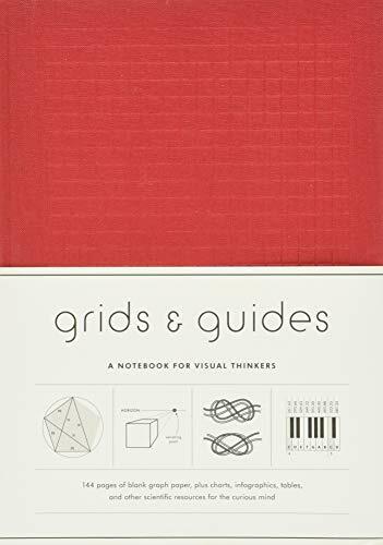 Grids & Guides (Red): A Notebook for Visual Thinkers (stylish clothbound journal for design, architecture, and creative professionals and students)