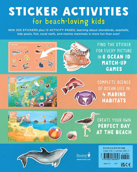 Backpack Explorer Stickers: Ocean Adventure: 200+ Stickers plus Play & Learn Activities