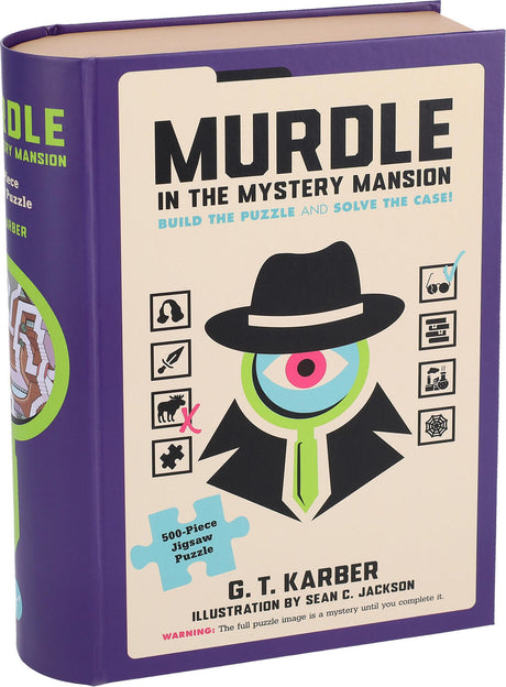 Murdle in the Mystery Mansion 500-Piece Jigsaw Puzzle