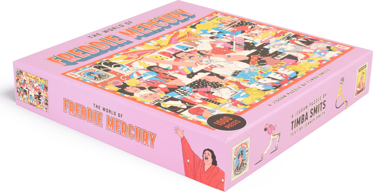 The World of Freddie Mercury 1000 Piece Puzzle: A Jigsaw Puzzle