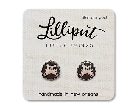 Hedgehog Earrings Lilliput Little Things
