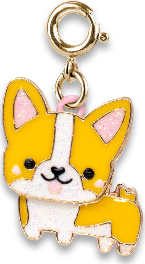 Gold Corgi Charm