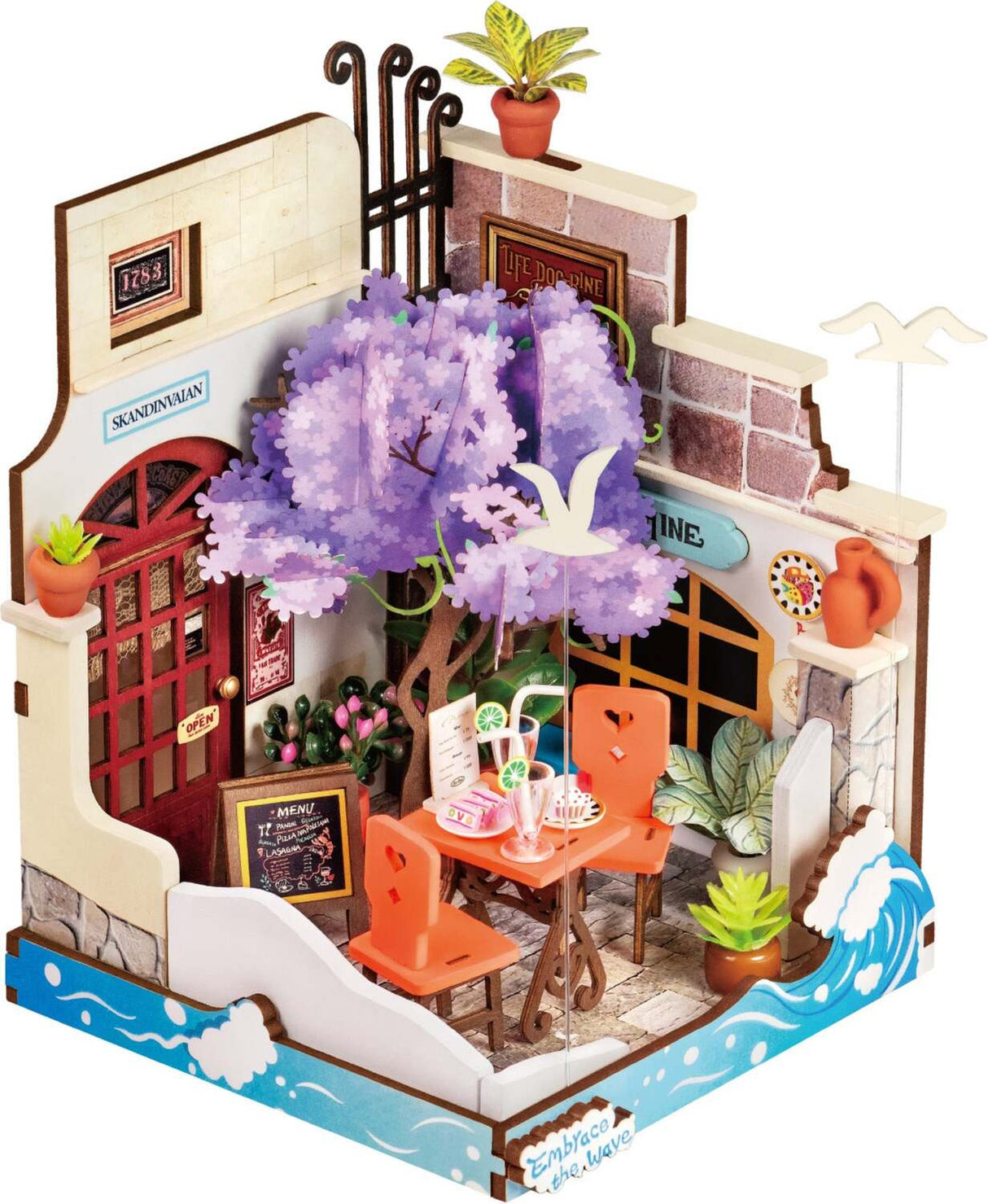 DIY Miniature House Kit: Sea Holiday Restaurant
