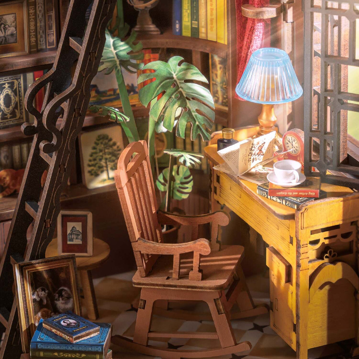 Silent Corner Study - DIY Miniature House Kit