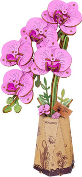 Purple Moth Orchid - Modern Wooden Puzzle